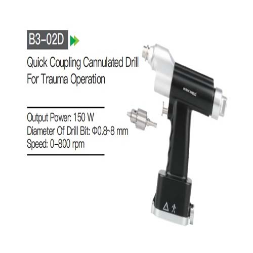 Quick Coupling Cannulated Drill Set